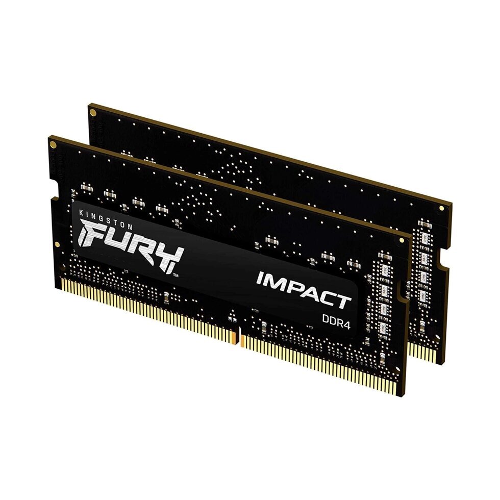 Комплект модулей памяти Kingston Fury Impact KF432S20IBK2/16 DDR4 16GB (Kit 2x8GB) 3200MHz от компании turan - фото 1