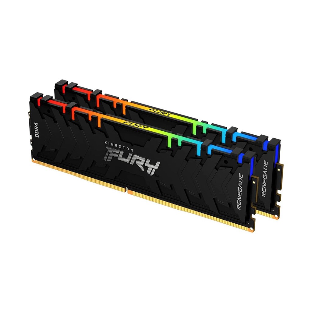 Комплект модулей памяти Kingston FURY Renegade RGB KF436C16RB1AK2/32 DDR4 32GB (Kit 2x16GB) 3600MHz от компании turan - фото 1