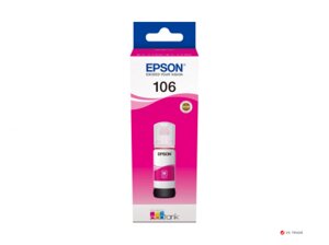 Контейнер с пурпурными чернилами Epson C13T00R340 106 EcoTank MA Ink Bottle