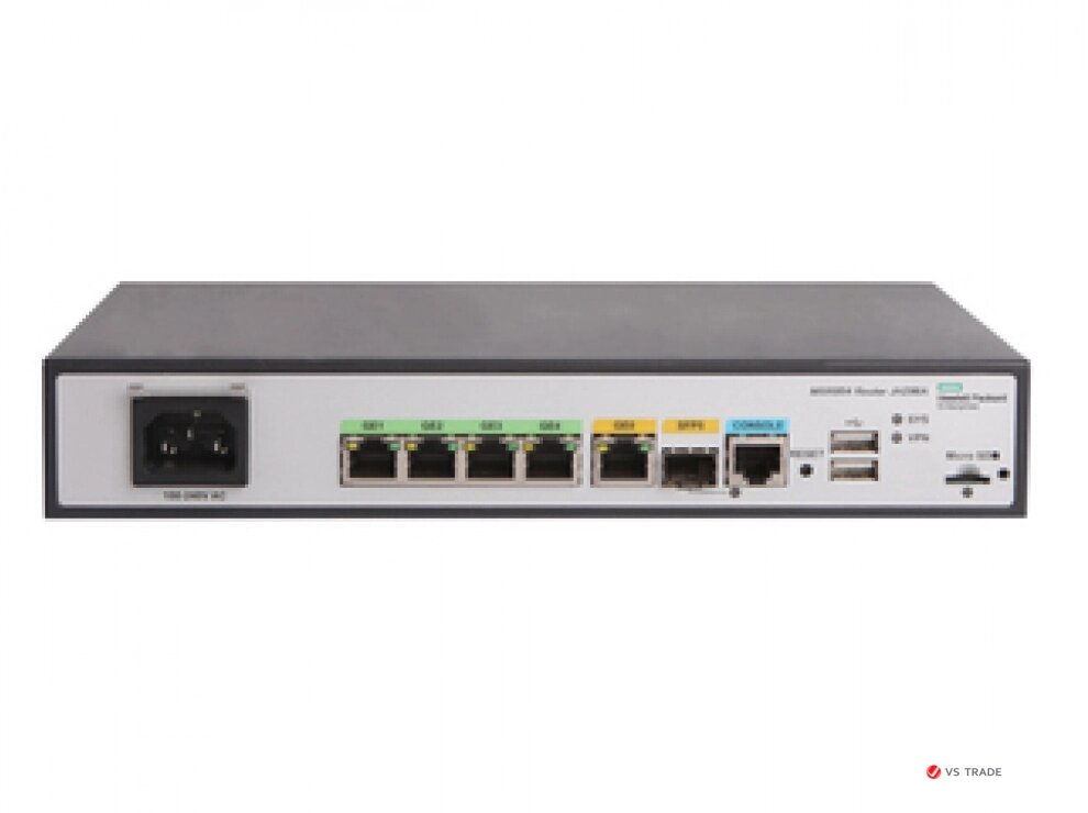 Маршрутизатор JH300A HPE FlexNetwork MSR958 1GbE and Combo 2GbE WAN 8GbE LAN Router (1xWAN, 8xLAN, 1xSFP GbE port) от компании turan - фото 1