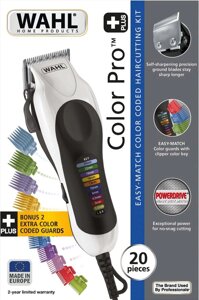 Машинка для стрижки волос Wahl ColorPro Plus Clipper синий