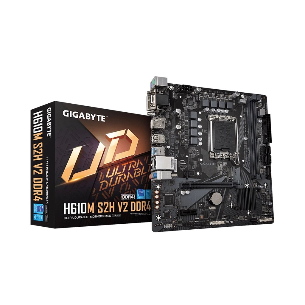 Материнская плата Gigabyte H610M S2H V2 DDR4 от компании turan - фото 1