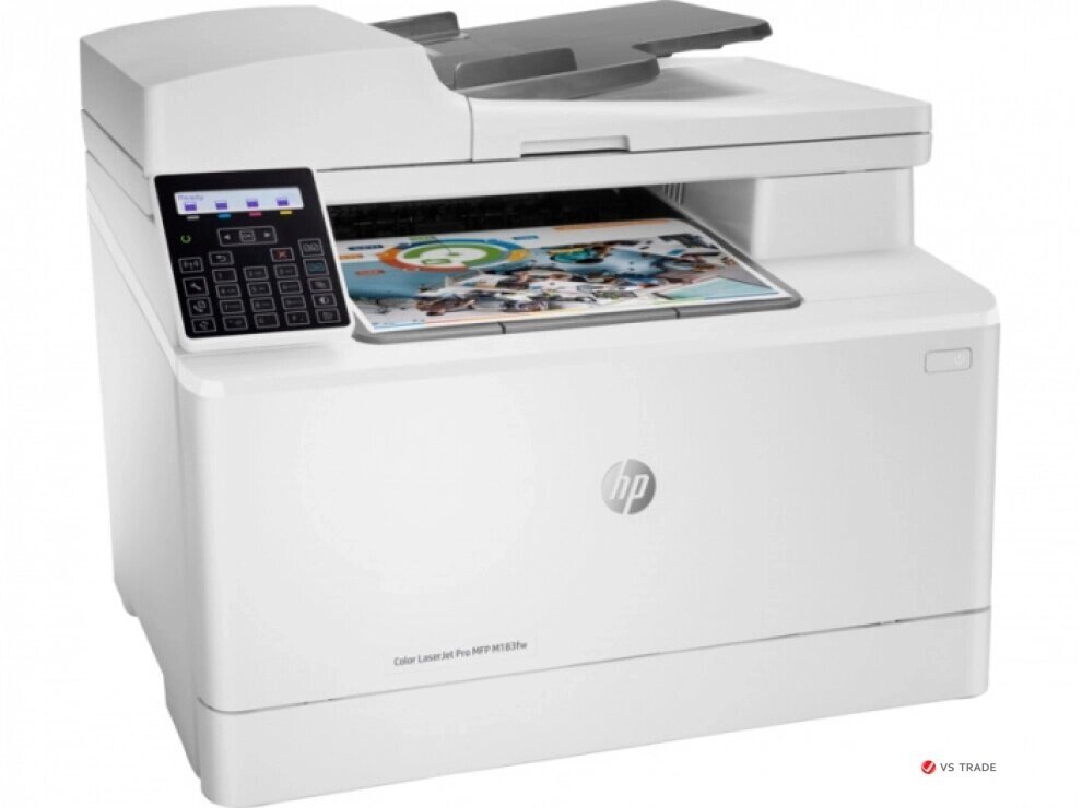 МФУ HP 7KW56A Color LaserJet Pro MFP M183fw, A4, печать 600x600 dpi, сканер 1200 dpi, копир 600x600 dpi, факс 300x300dpi от компании turan - фото 1