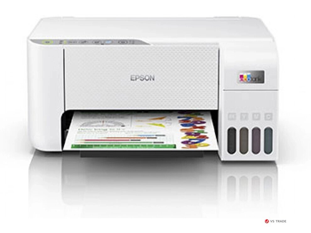 МФУ струйное цветное Epson L3256 C11CJ67414, А4, до 33 стр/мин, USB, Wi-Fi от компании turan - фото 1