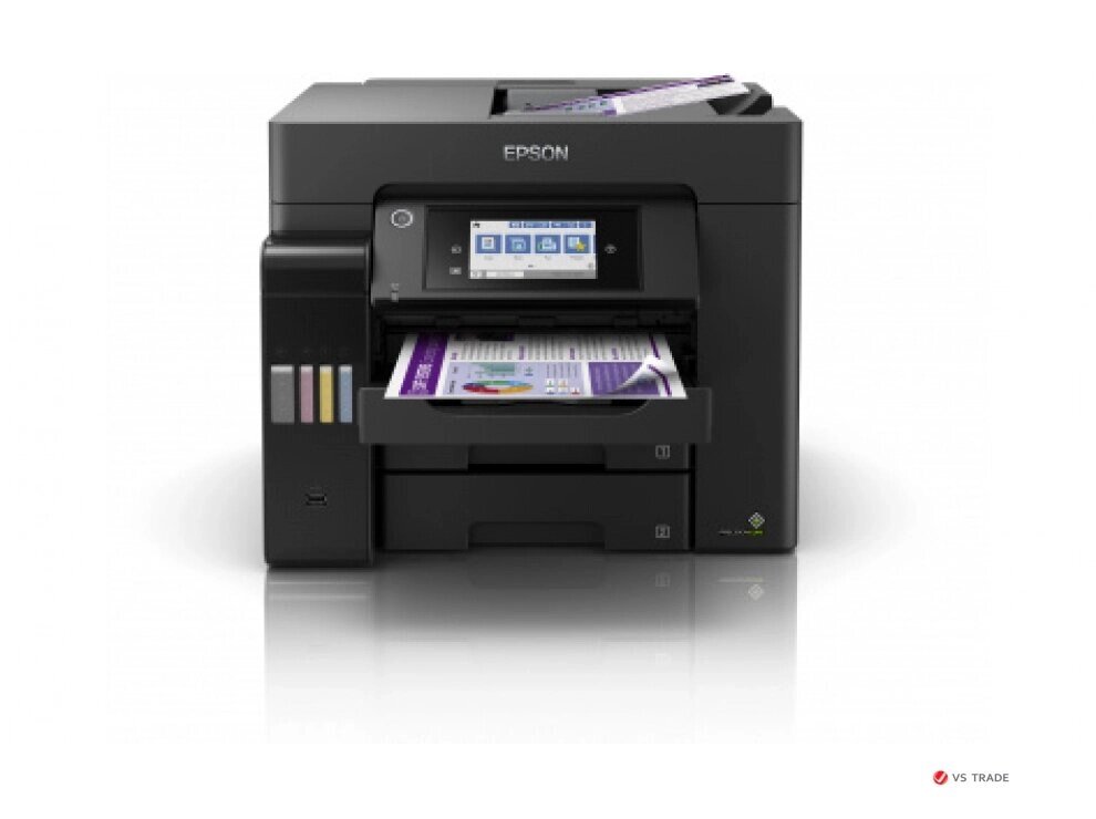 МФУ струйное цветное Epson L6570, 32 стр/мин, А4, ADF, Duplex, WIFI, Ethernet, FAX, поддержка SD карт, C11CJ29404 от компании turan - фото 1