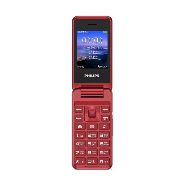 Мобильный телефон Philips Xenium E2601 красный от компании turan - фото 1