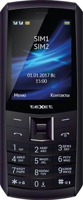 Мобильный телефон Texet TM-D328 цвет черный от компании turan - фото 1