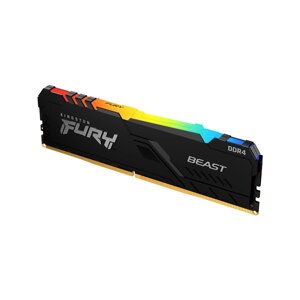 Модуль памяти kingston FURY beast black RGB XMP KF437C19BBA/8 DDR4 8GB 3733mhz