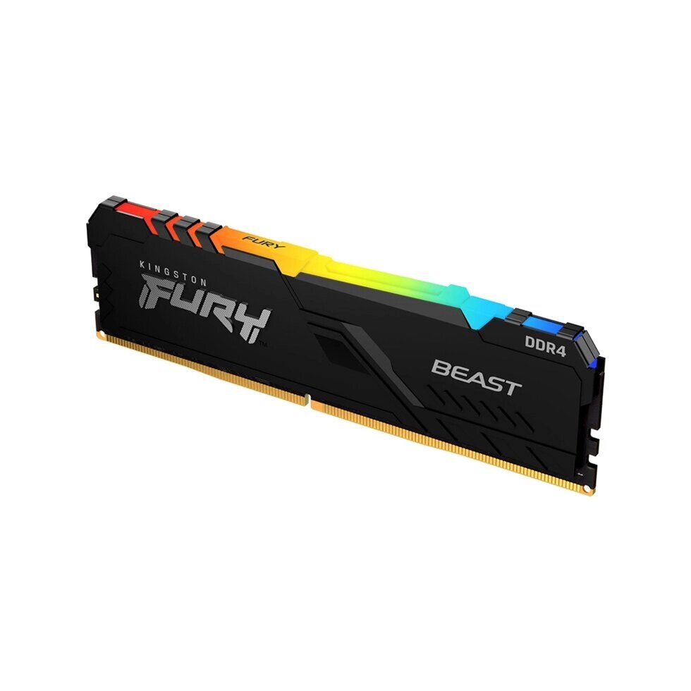 Модуль памяти Kingston Fury Beast RGB KF436C18BBA/16 DDR4 16GB 3600MHz от компании turan - фото 1