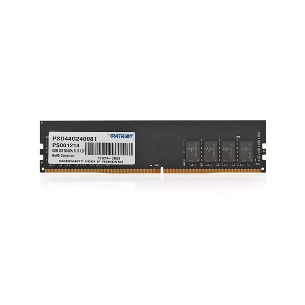 Модуль памяти PATRIOT Memory Signature PSD44G240081 DDR4 4GB 2400MHz от компании turan - фото 1