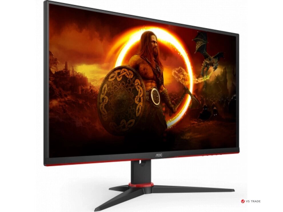 Монитор AOC 27G2SAE/BK VA,27",16:9 FHD (1920x1080x165 Hz),350cd/m2,3000:1,178/178,4ms, Sp2W, DP,2xHDMI, VGA, Black от компании turan - фото 1