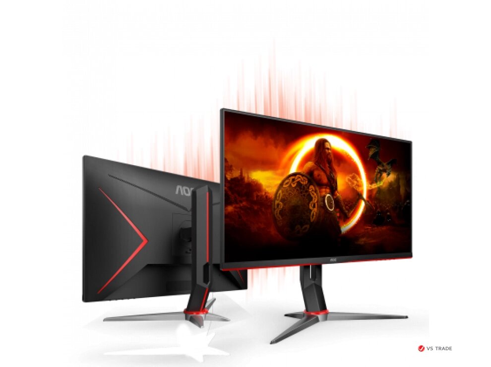 Монитор AOC Q27G2S/EU IPS,27",16:9 QHD (2560x1440x165Hz),350cd/m2,1000:1,178/178,1ms, DP,2xHDMI, Black от компании turan - фото 1