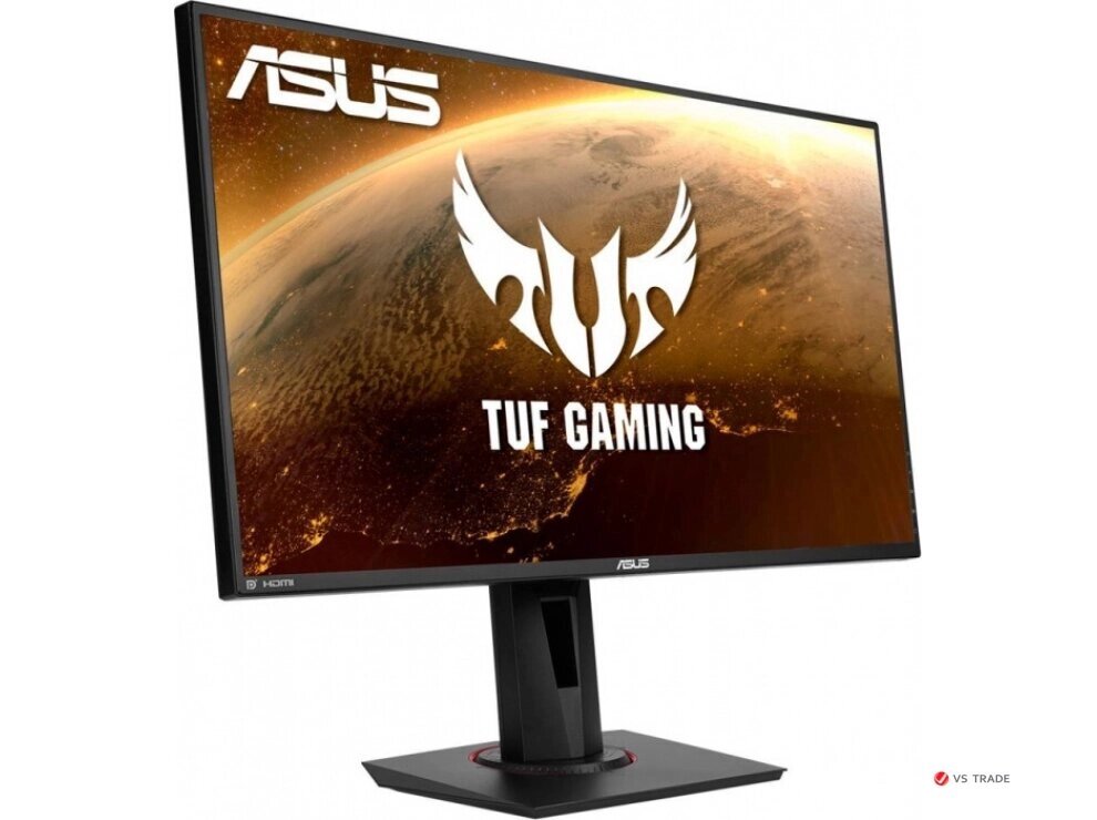 Монитор ASUS VG279QR IPS,27",16:9 FHD (1920x1080x165Hz),300cd/m2,1000:1,178/178,1ms,2xHDMI, DP, Sp 2W, Gaming, Black от компании turan - фото 1