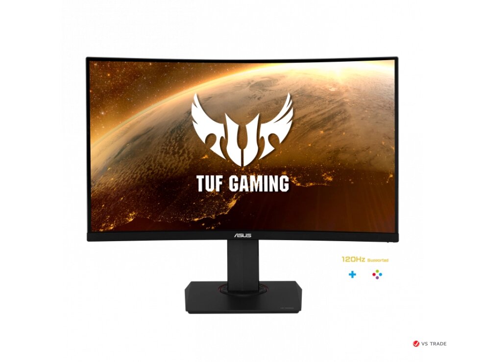 Монитор ASUS VG32VQR 31.5" VA Curved 1800R 16:9 WQHD (2560x1440x165Hz),400cd/m2,3000:1,178/178,1ms, HDMI, DP, Sp2W, от компании turan - фото 1