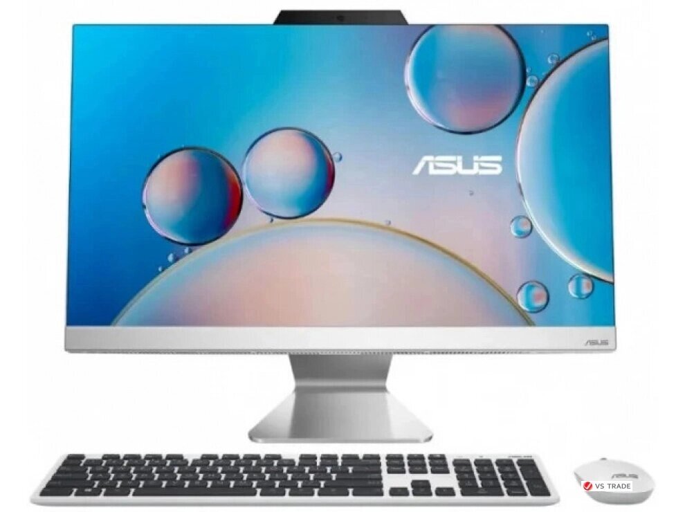 Моноблок ASUS F3702WFAK-WA004W White/27 FHD/R3-7320U/8GB/256GB PCIE G3 SSD/WiFi6+BT5.3/1080p+IR/90W/WD kb&ms/W11H от компании turan - фото 1