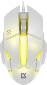 Мышь проводная Defender Host MB-982 7цветов,1000 dpi, белый