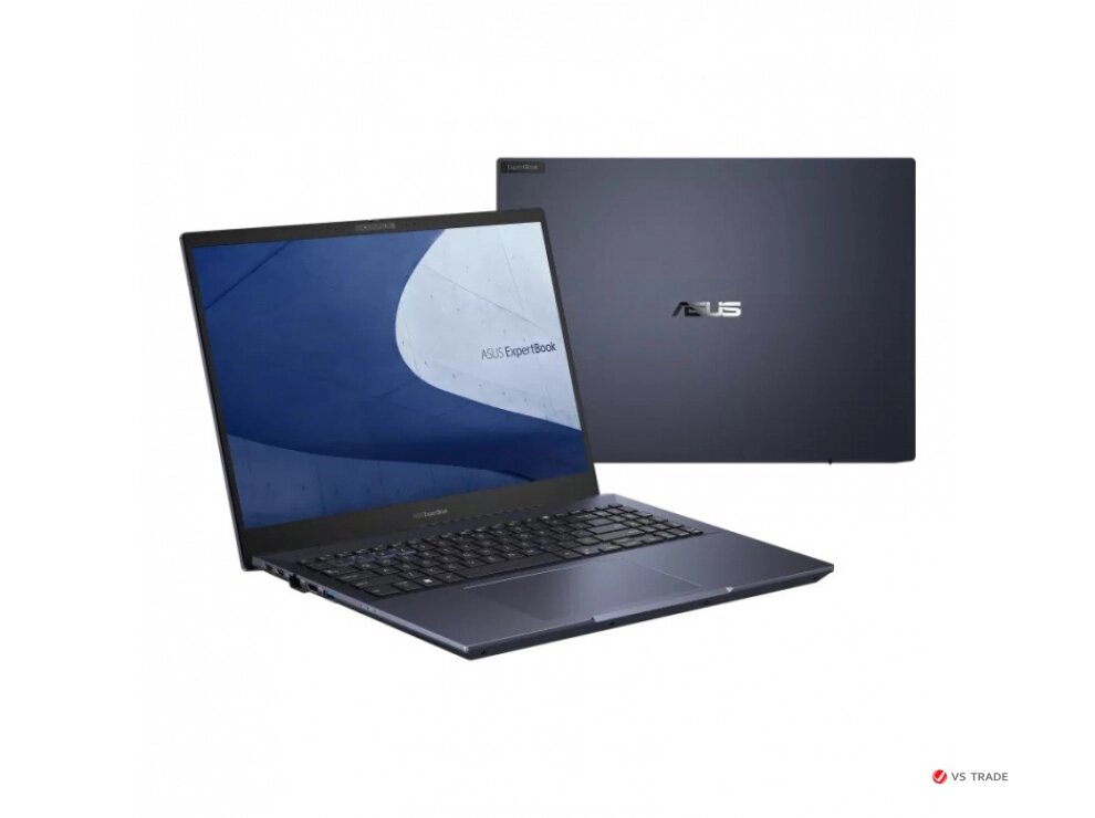 Ноутбук ASUS B5302 W11P6/Blk/13.3/300nt/FHD/IPS/i7-1255U/Iris X/16G D5/1TB/1080p/WiFi6+BT5.2/FPS/BL/2Y/90NX04W1-M00770 от компании turan - фото 1