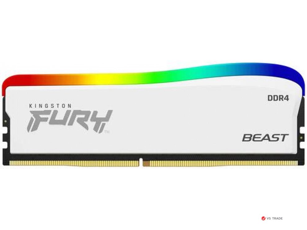 ОЗУ DDR4 Kingston FURY Beast RGB Special Edition 8Gb, 3600MHz, CL17, 1,35v, KF436C17BWA/8 от компании turan - фото 1