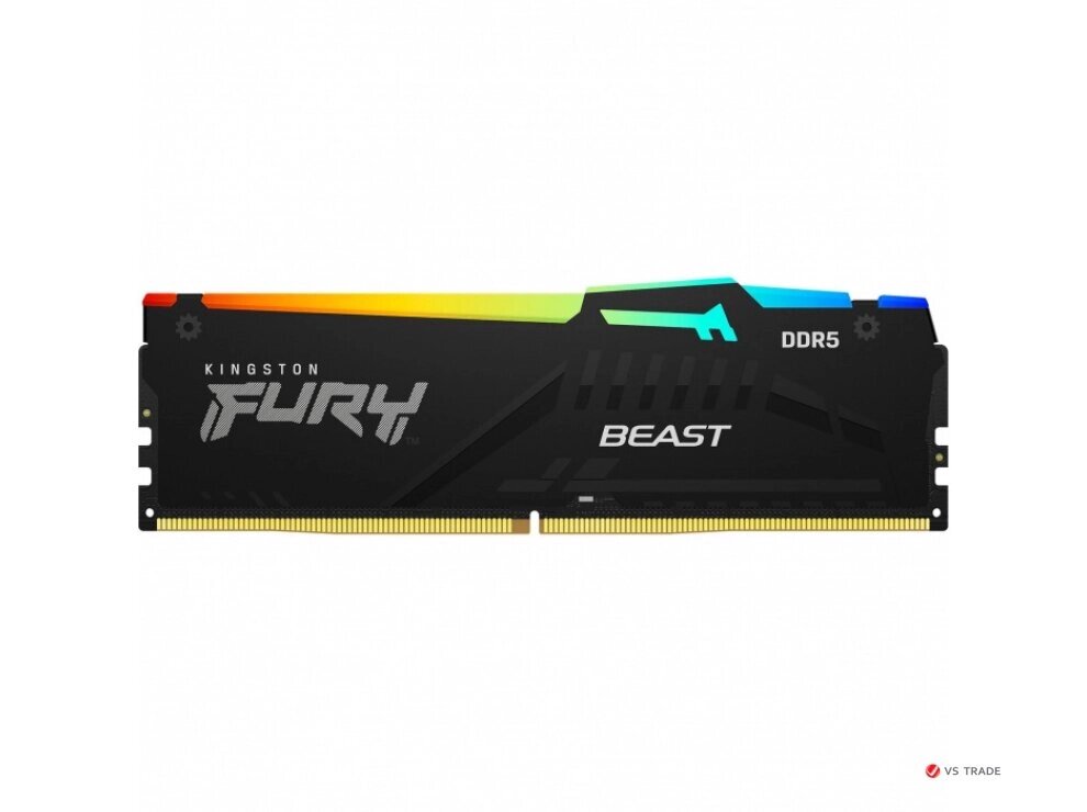 ОЗУ DDR5 Kingston FURY Beast RGB 8Gb, 5600MHz, CL36, 1,25v, KF556C36BBEA-8 от компании turan - фото 1