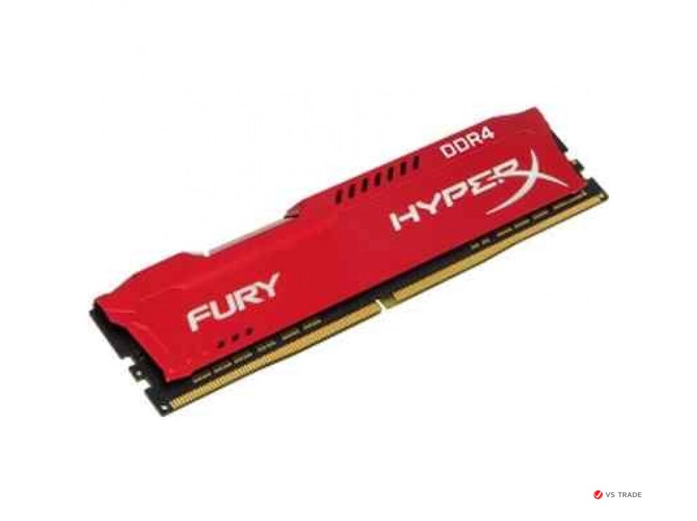 ОЗУ Kingston 8GB 2666MHz DDR4 CL16 DIMM HyperX FURY Red HX426C16FR2/8 от компании turan - фото 1