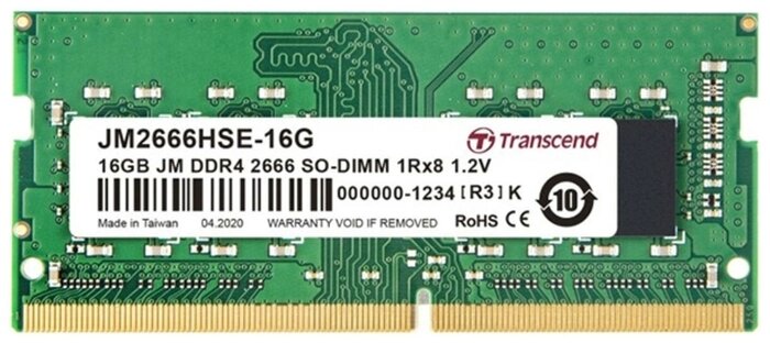 Память оперативная DDR4 Notebook Transcend  JM2666HSE-16G от компании turan - фото 1