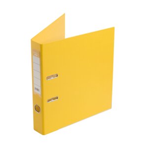 Папка-регистратор Deluxe с арочным механизмом, Office 2-YW5, А4, 50 мм, жёлтый