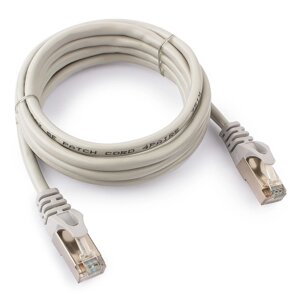 Патч-корд FTP Cablexpert PP22-2m кат. 5e, 2м, литой, многожильный (серый)