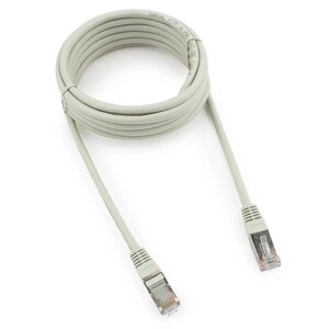 Патч-корд FTP Cablexpert PP22-3m кат. 5e, 3м, литой, многожильный (серый)