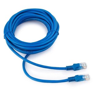 Патч-корд UTP Cablexpert PP12-5M/B кат. 5e, 5м, литой, многожильный (синий)