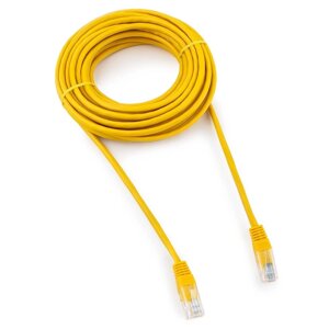 Патч-корд UTP Cablexpert PP12-7.5M/Y кат. 5e, 7.5м, литой, многожильный (жёлтый)
