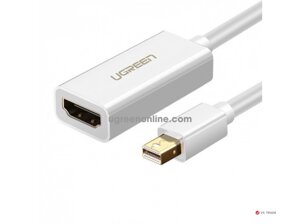 Переходник ugreen MD112 mini DP to HDMI converter 1080p (white)