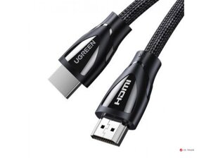 Кабель Ugreen HD140 HDMI A M/M Cable with Braided, 1m, 80401