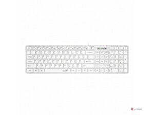 Клавиатура Genius RS2, SlimStar 126, RU, USB, WHITE 31310017410