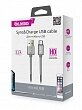 Кабель Olmio HD, USB 2.0 - microUSB, 1.2м, 2.1A, серый