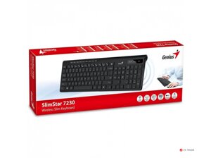 Клавиатура Genius RS2, SlimStar 7230, RU, BLK,!2.4GHZ, KB 31310021402