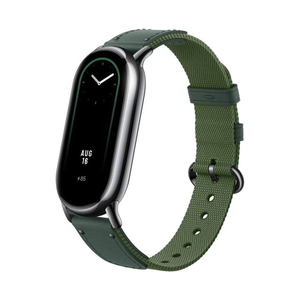 Сменный плетёный браслет для Xiaomi Smart Band 8 Green - особенности