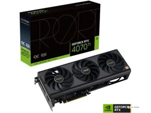 Видеокарта ProArt GeForce RTX 4070 Ti OC edition 12GB GDDR6X, Interface 192bit, 7680 CUDA Core, BOX