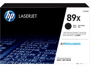 Картридж лазерный HP CF289X LaserJet 89X, черный