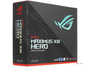 Сист. плата ASUS ROG MAXIMUS XIII HERO, Z590, 1200, 4xDIMM DDR4,3xPCI-E x16, PCI-Ex1, 4xM. 2,6xSATA,2x2.5Gb Ethernet,