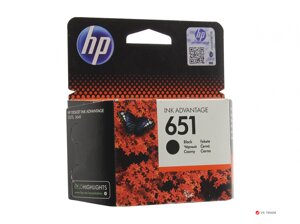 Оригинальный струйный картридж HP 651, Черный