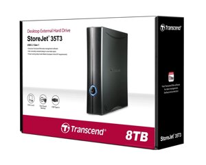 Внешний жесткий диск 3,5 8TB Transcend TS8TSJ35T3