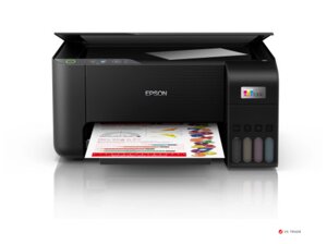 МФУ струйное цветное Epson L3200 C11CJ69401, А4, до 33 стр/мин (драфт), USB, 4 цвета, СНПЧ, no ADF