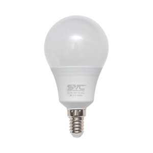 Эл. лампа светодиодная SVC LED G45-9W-E14-4500К, Нейтральный