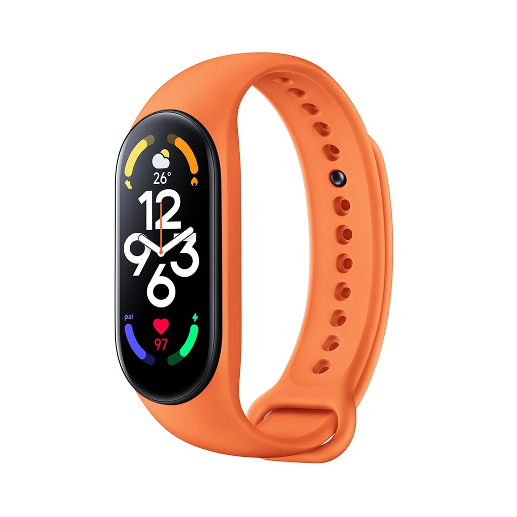 Сменный браслет для Xiaomi Mi Smart Band 7 Orange - скидка