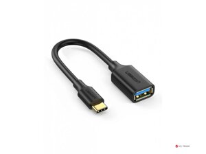 Кабель UGREEN US154 USB-C Male to USB 3.0 A Female Cable (Black)