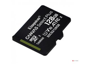 Карта памяти Kingston 128GB microSDXC Canvas Select Plus 100R A1 C10 Single Pack w/o Adapter, SDCS2/128GBSP