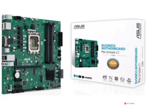 Сист. плата ASUS Pro B760M-CT-CSM, B760, 1700, 4xDDR5, PCI-Ex16, PCI-Ex1, 2xM. 2, 4xSATA, 2xDP, HDMI, D-Sub, BOX