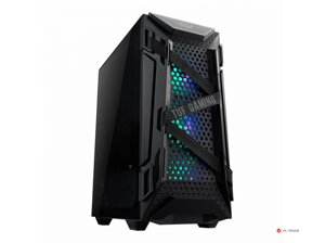 Кейс ASUS TUF Gaming GT301, ATX/micro ATX/Mini ITX, USB 3.1, 3x120mm AURA RGB, без Б/П, Чёрный