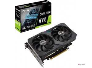 Видеокарта ASUS DUAL-RTX3060TI-O8GD6X, 8Gb GDDR6X, 256 bit, 3xDP, HDMI