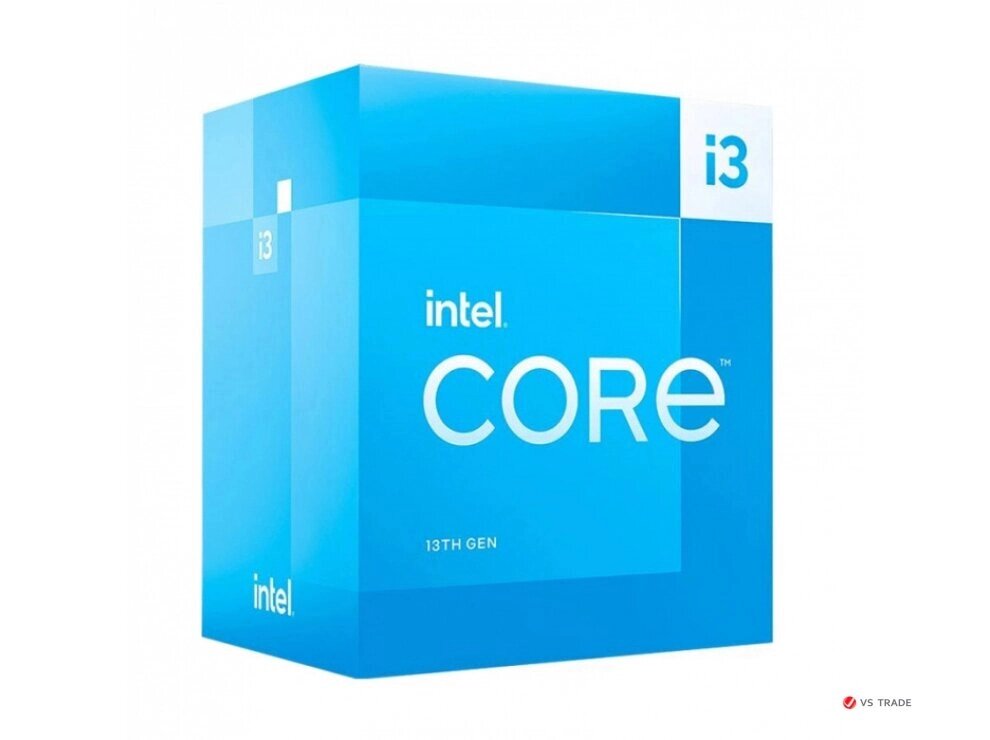 Процессор Core i3-13100 3.4GHz, 4C/8T, 12Mb Intel Smart Cache, TDP60W, LGA1700, BX8071513100 от компании turan - фото 1